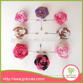 Different fancy color rose flower wholesale brooch pin